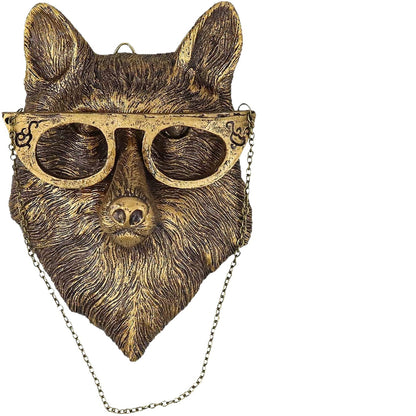 Decorative Wolf Head Phone Holder Homeandso