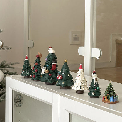 Decorative Miniature Christmas Tree Figurine