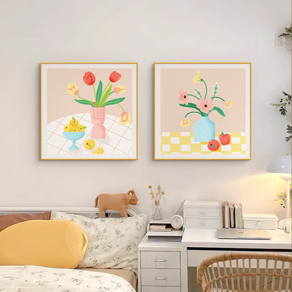 Decorative Framed Floral Still Life Art Print Homeandso