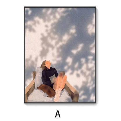 Framed Dreamy Landscape Art Print Homeandso