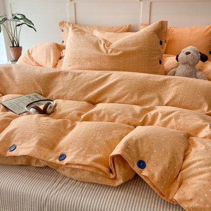 Patterned Cotton Duvet Cover Set Homeandso