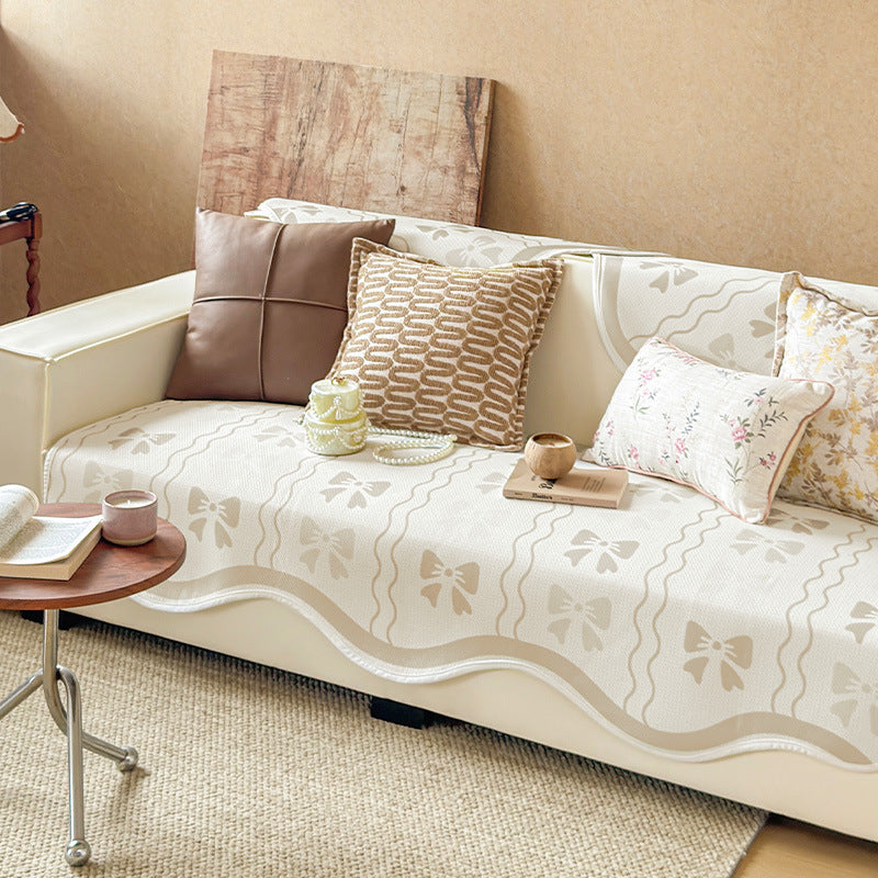 Elegant Floral Design Sofa Cover