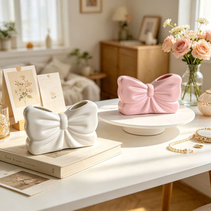 Decorative Bow-Shaped Phone Holder Homeandso