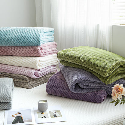 Decorative Ultra-Plush Textured Throw Blanket Homeandso