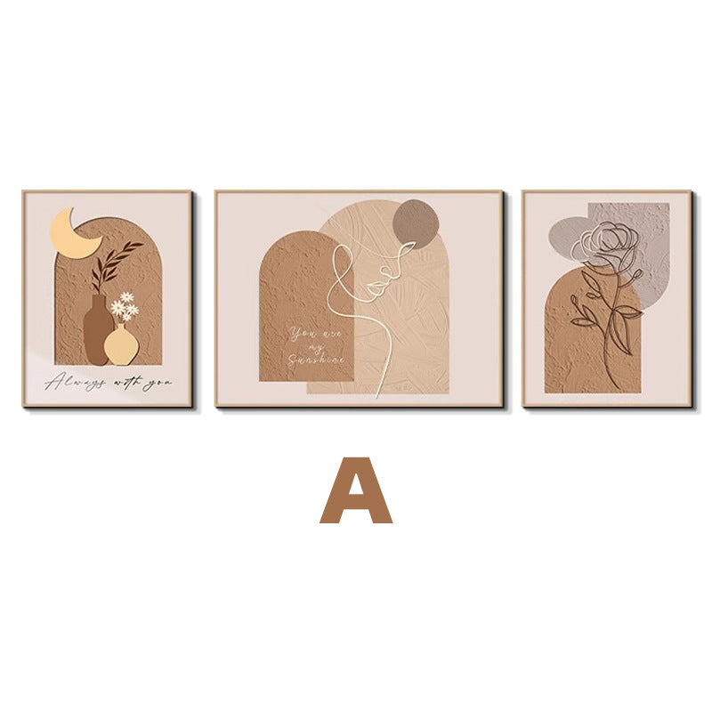 Decorative Three-Piece Art Print Set Homeandso
