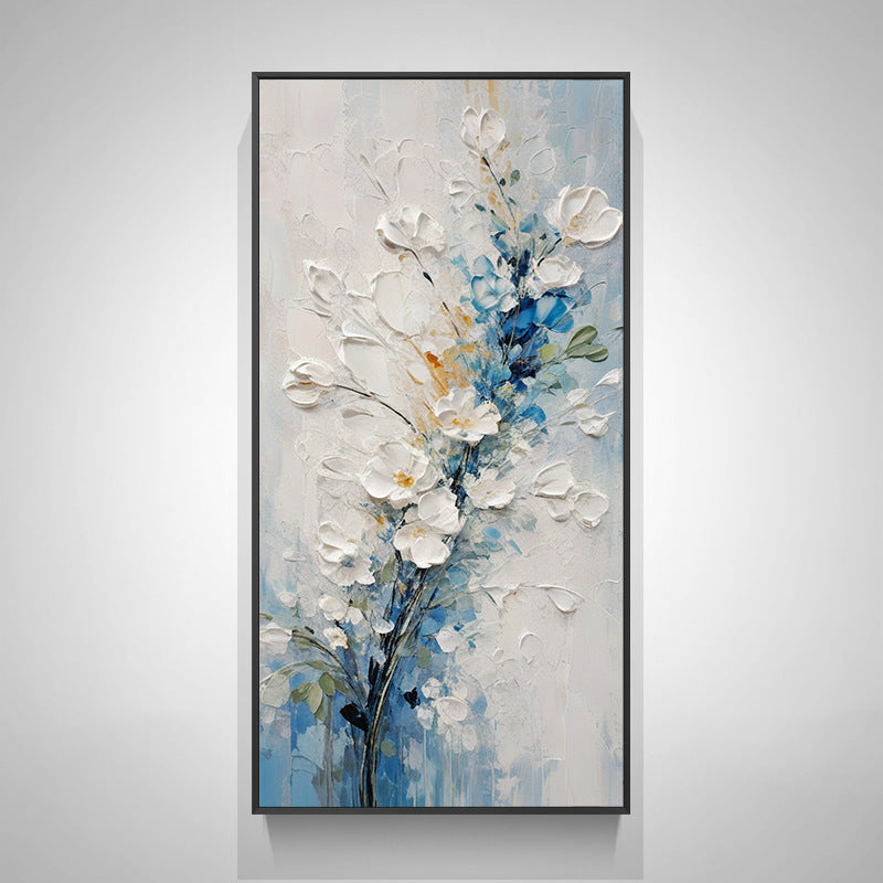 Floral Relief Canvas Wall Art Homeandso
