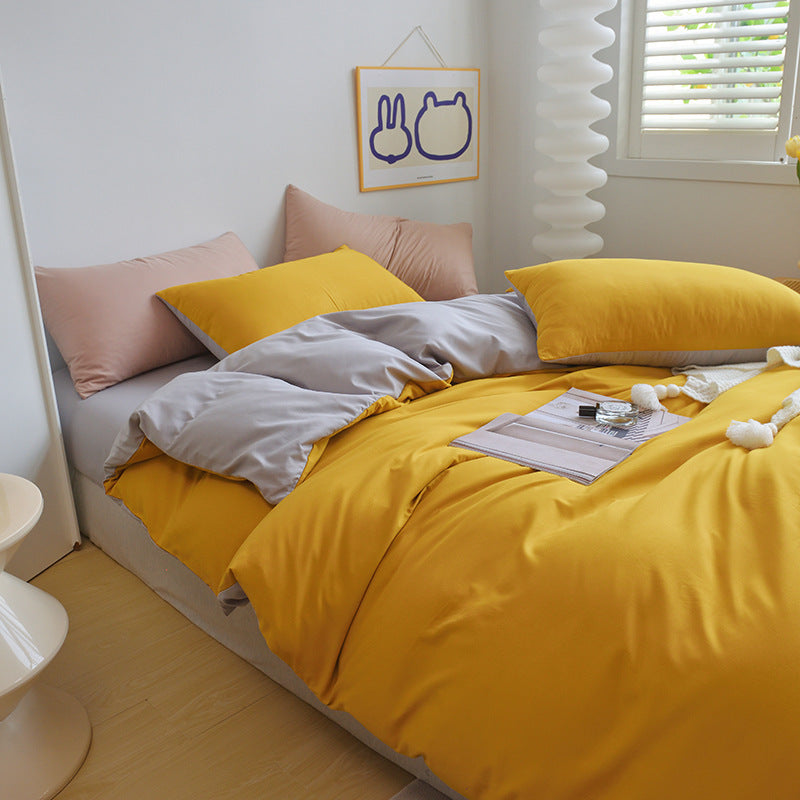 Premium Reversible Hypoallergenic Duvet Cover Set