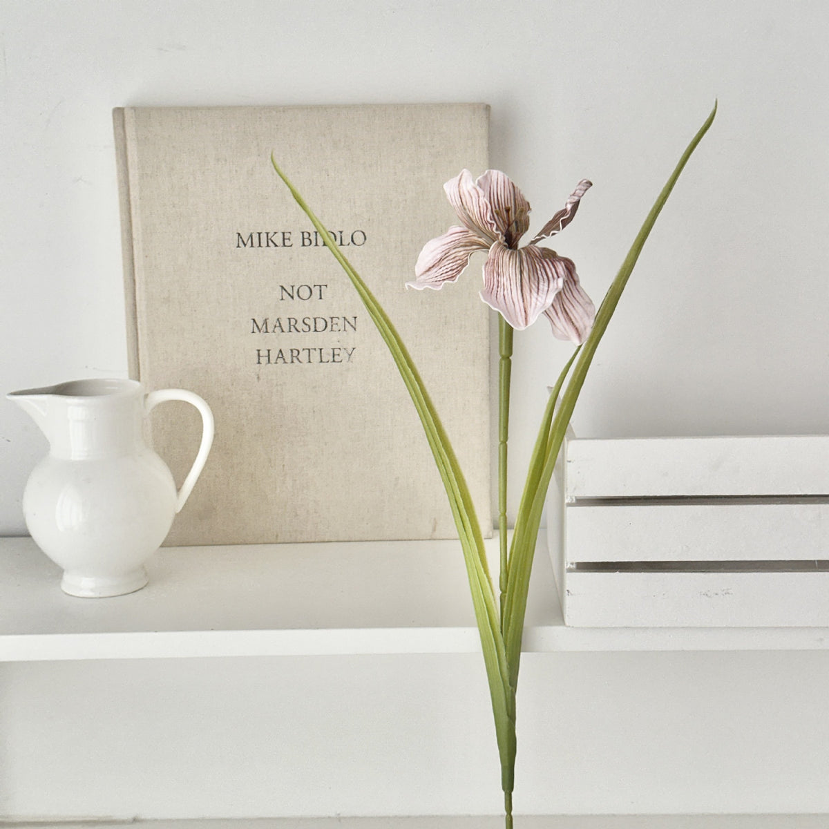 Elegant Faux Iris Floral Arrangement