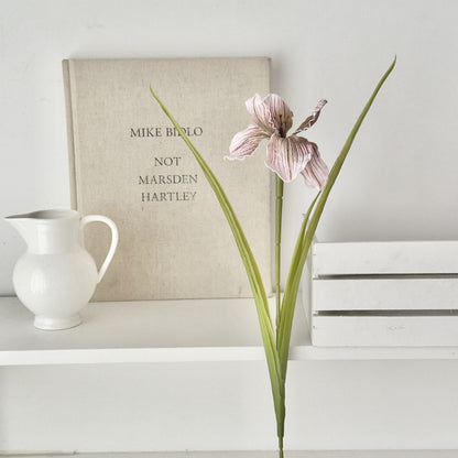 Elegant Faux Iris Floral Arrangement