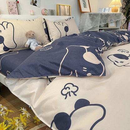 Fun Cartoon-Themed Duvet Cover Set Homeandso