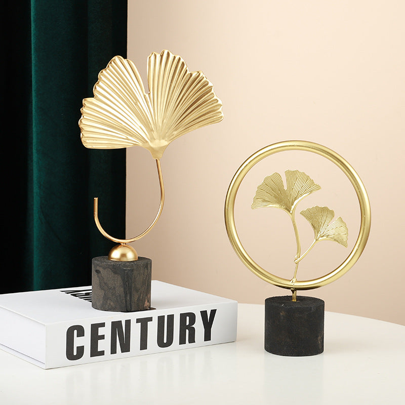 Elegant Ginkgo Leaf Sculpture Homeandso