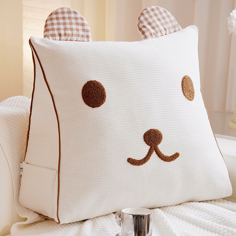 Panda-Shaped Cushion