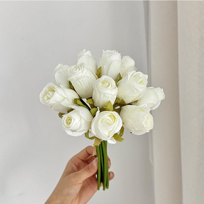 Elegant Artificial Rose Bouquet for Home Decor