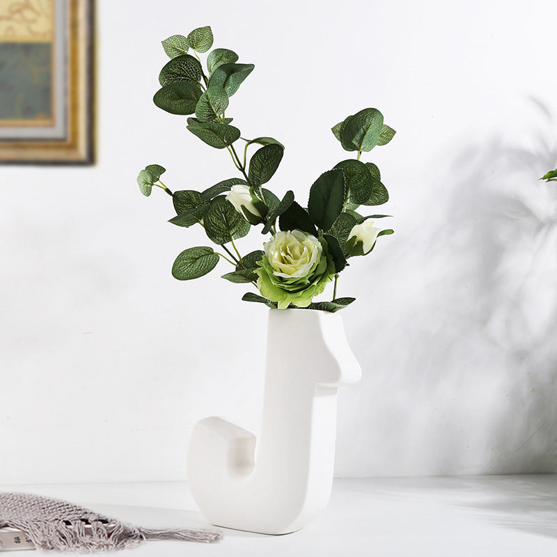 Elegant Minimalist Ceramic Vase Homeandso