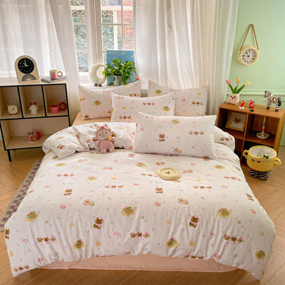 Playful Animal Print Comforter Set Homeandso