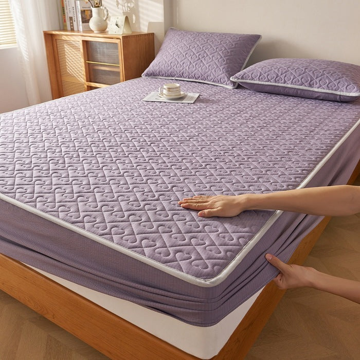 Decorative Quilted Mattress Protector Homeandso