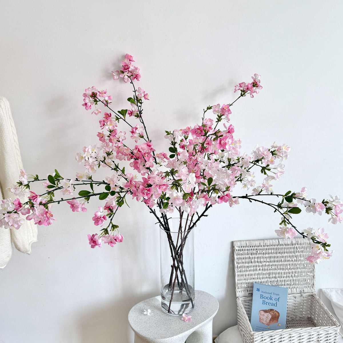 Decorative Faux Blossom Branch for Home Decor