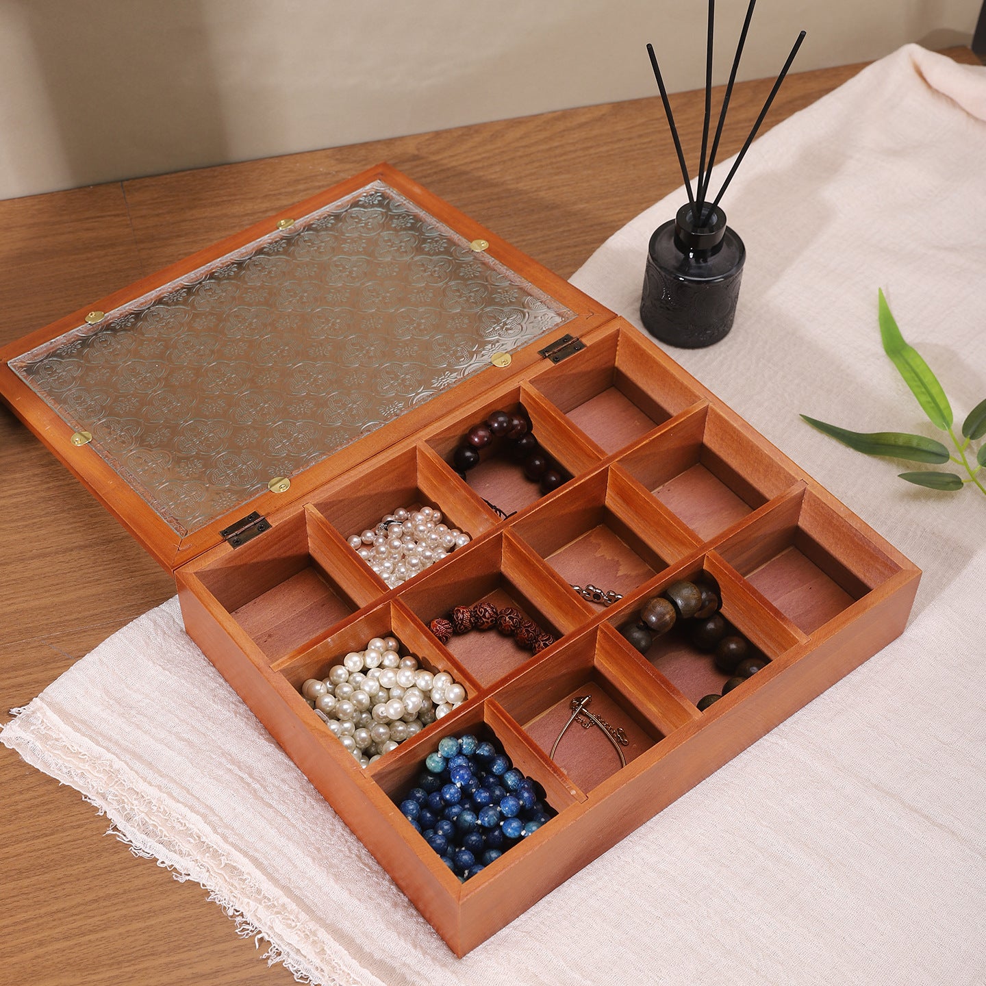 Decorative Wooden Jewelry Box Homeandso
