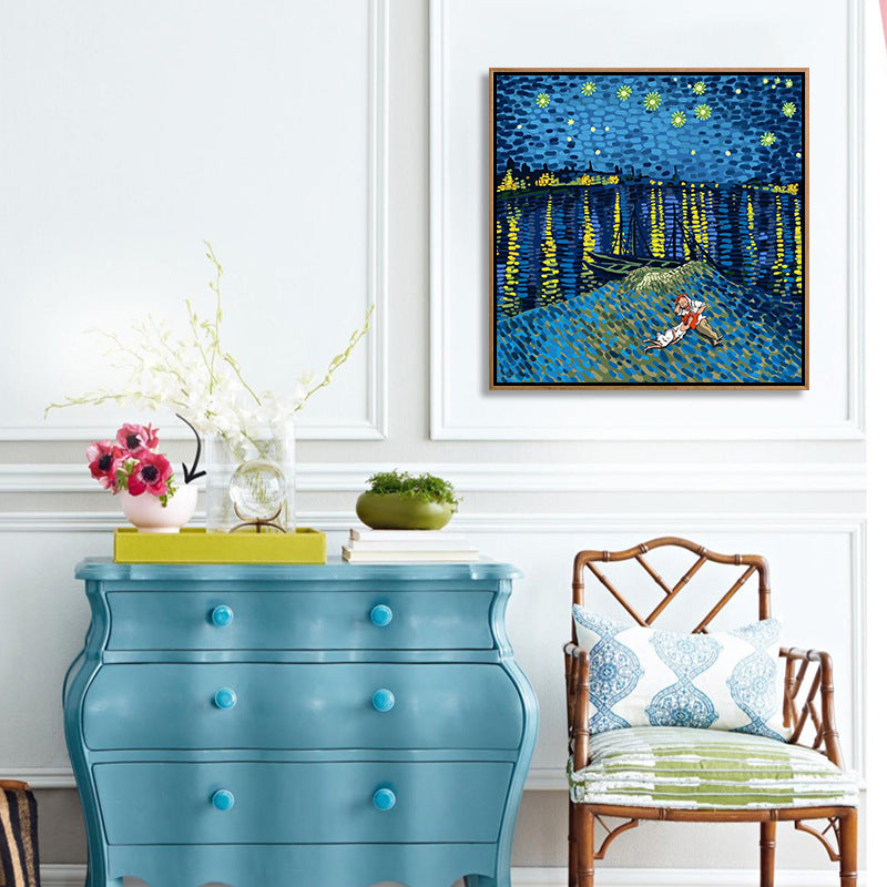 Framed Impressionist Landscape Artwork Homeandso 1790073280