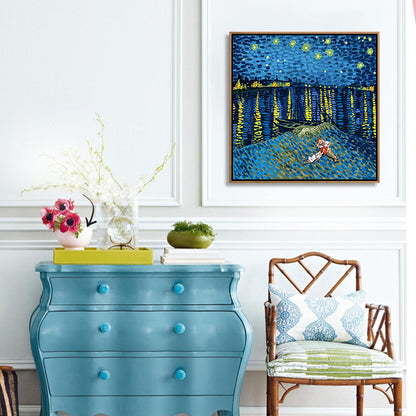 Framed Impressionist Landscape Artwork Homeandso 1790073280