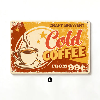 Vintage-Inspired Metal Sign Homeandso