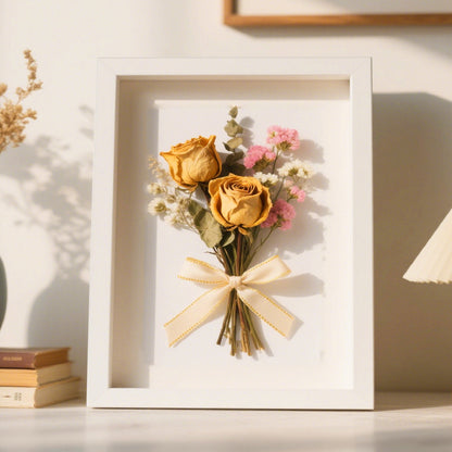 Framed Dried Floral Artwork