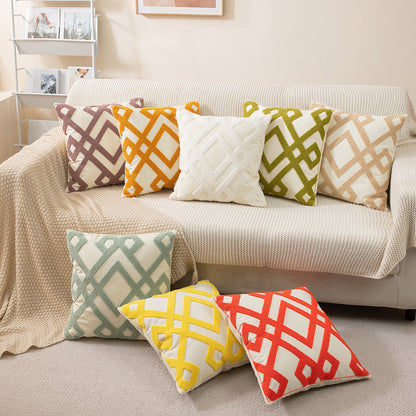 Geometrisches gemustertes Wurfpillow