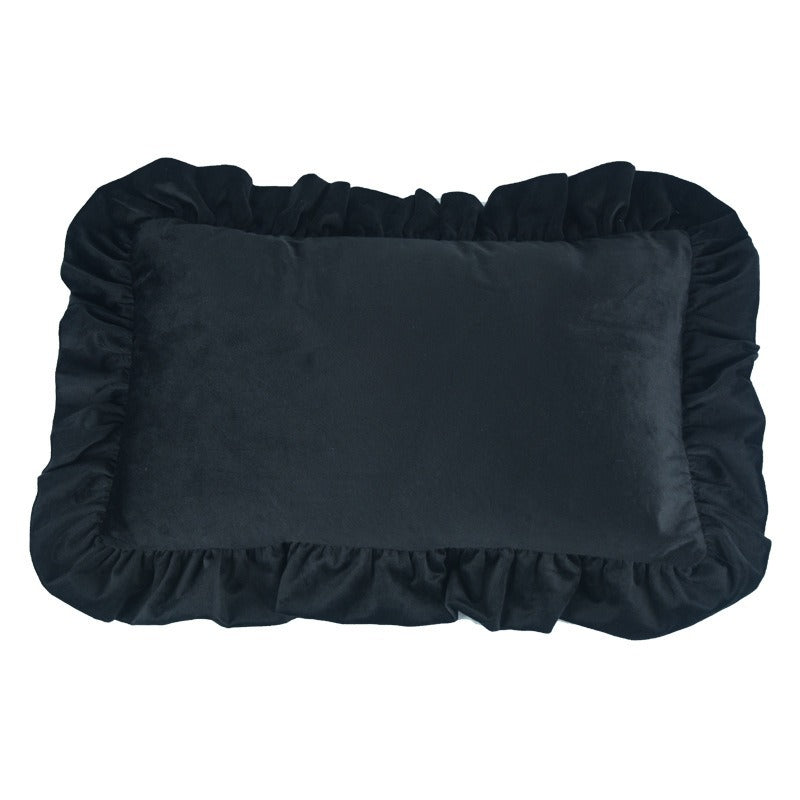 Ruffled Decorative Throw Pillow