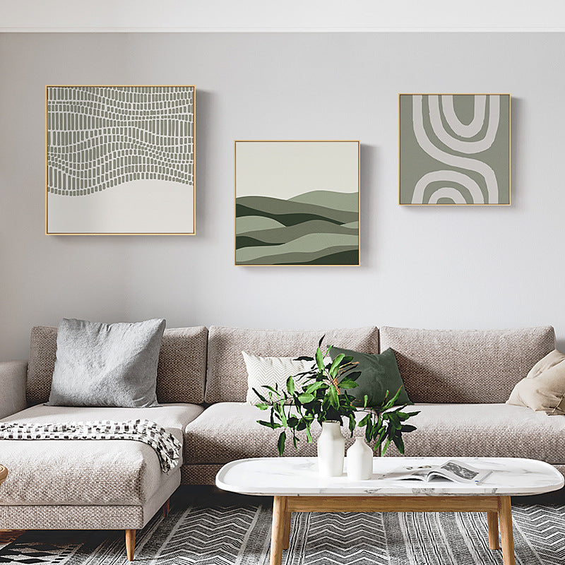 Abstract Wave Design Framed Wall Art Homeandso