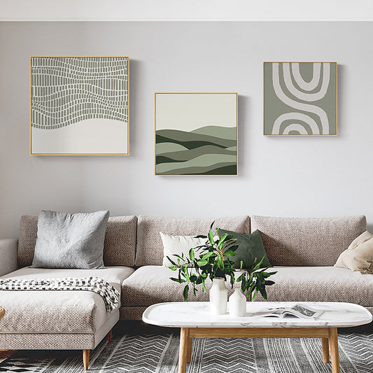 Abstract Wave Design Framed Wall Art Homeandso