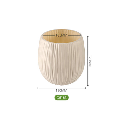 Textured Modern Ceramic Garden Planter Homeandso