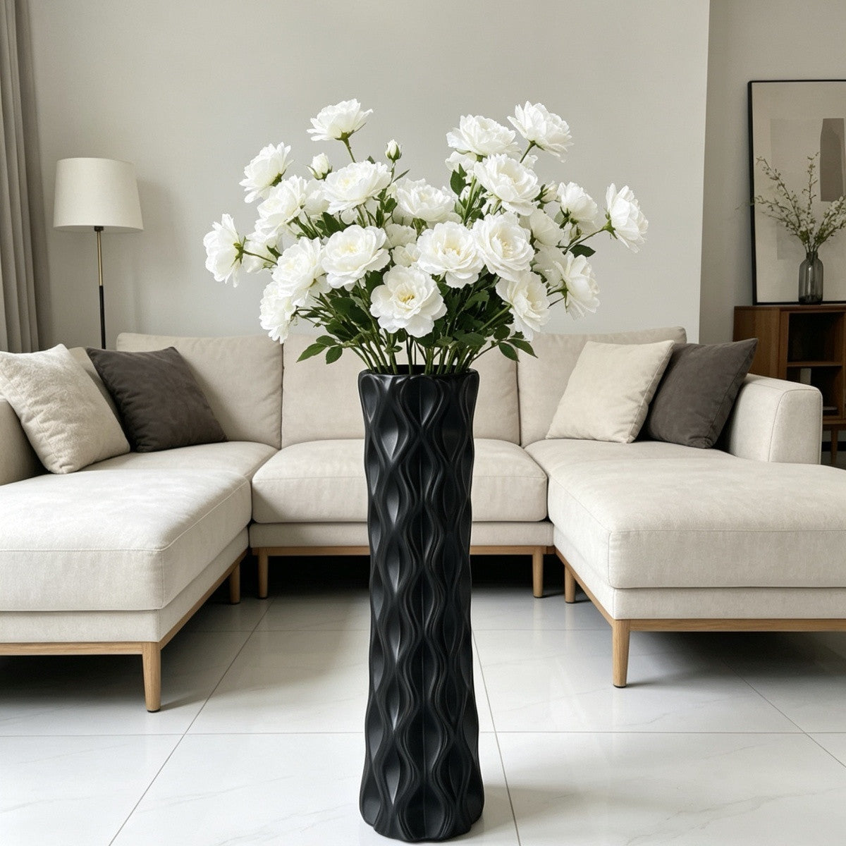 Sculptural Wave Design Planter