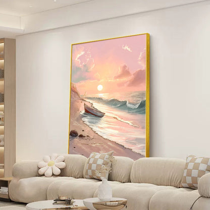 Beach Sunset Themed Canvas Wall Art Homeandso