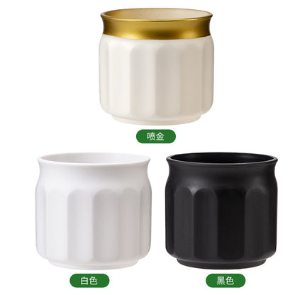 Modern Textured Ceramic Pot Homeandso