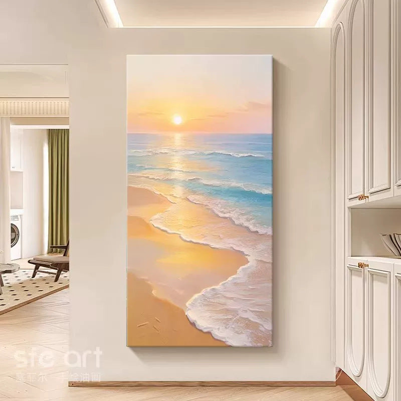 Coastal Sunset Canvas Wall Art Homeandso