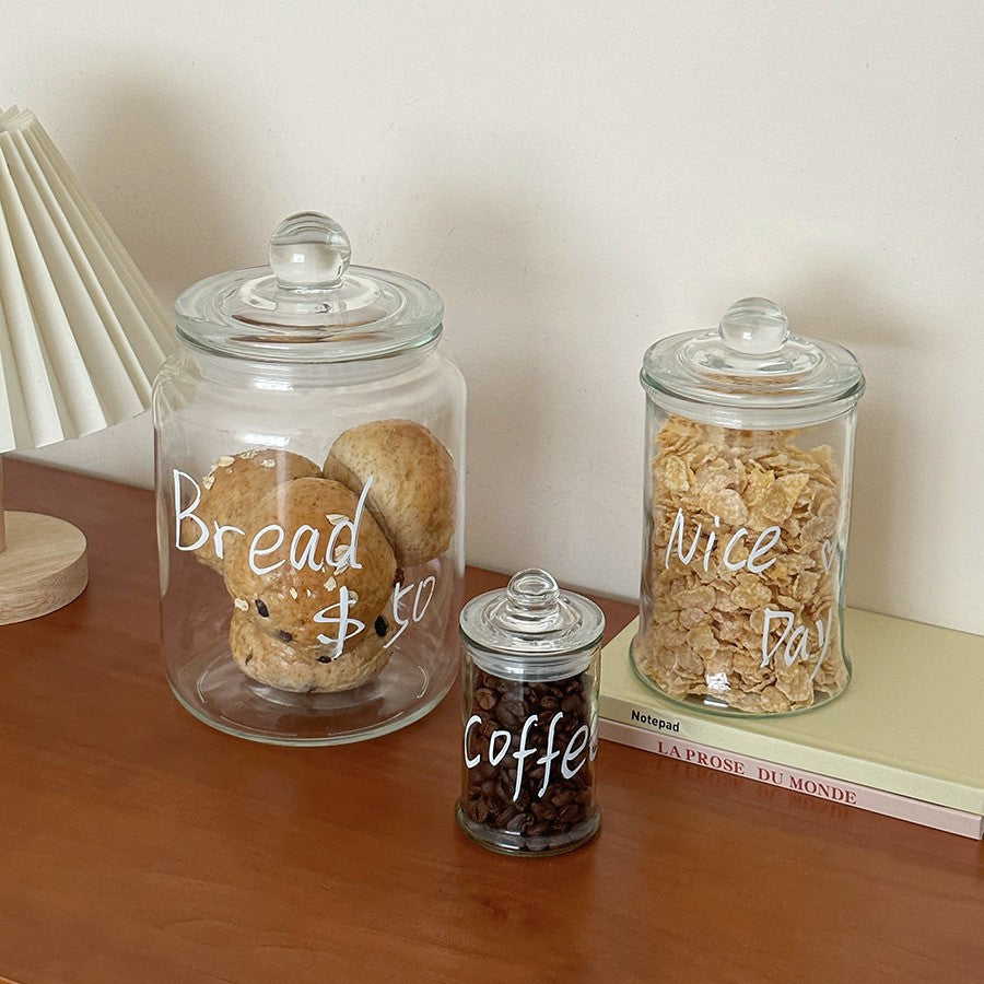 Glass Storage Canister Set