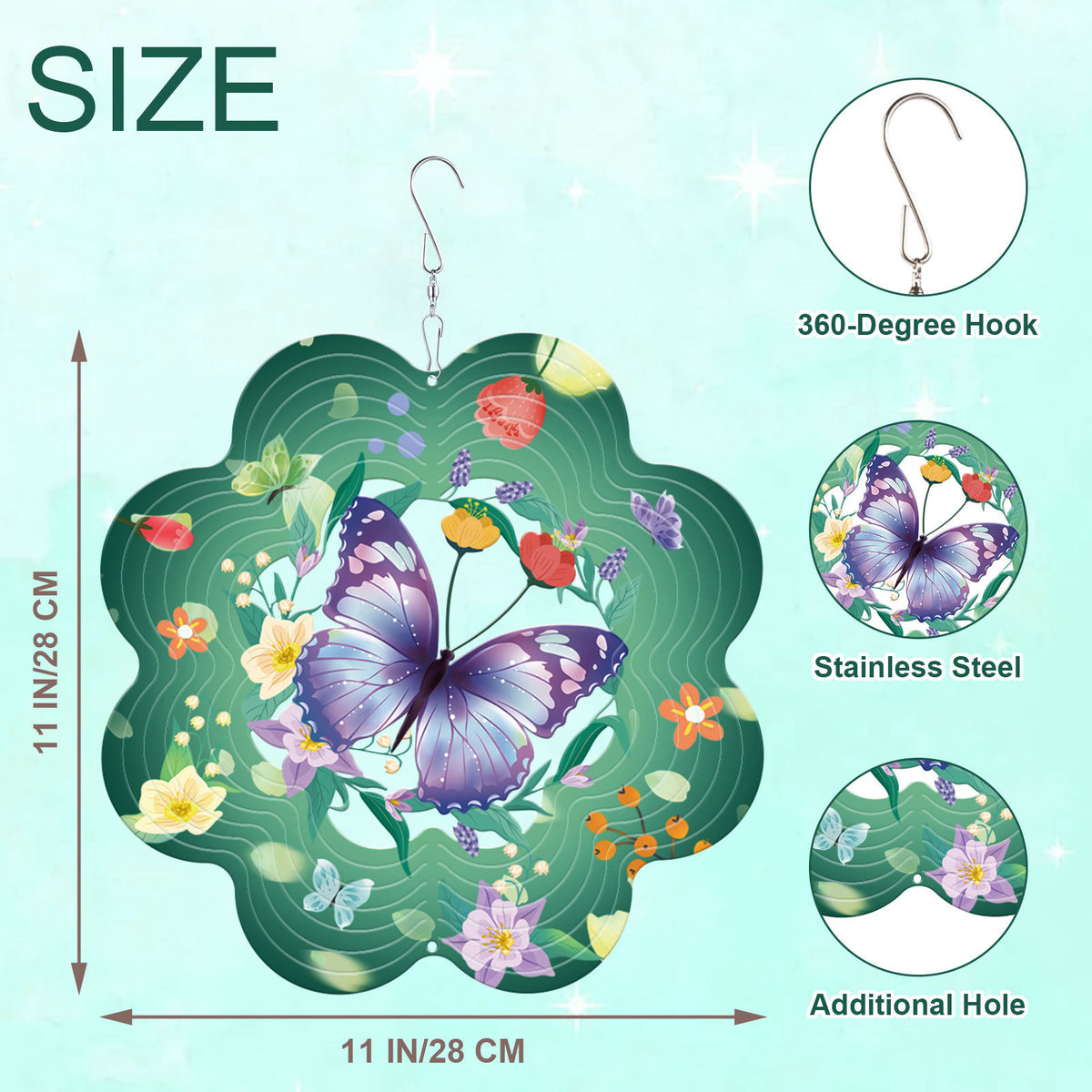 Butterfly Decorative Wall Hanging Homeandso