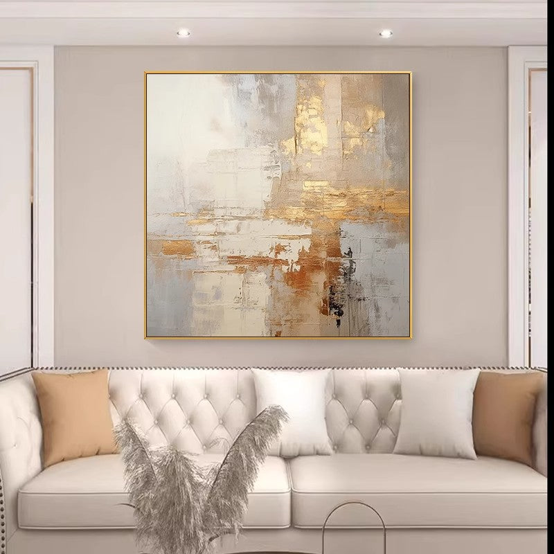 Modern Abstract Textured Canvas Art Homeandso