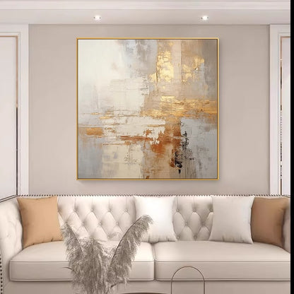 Modern Abstract Textured Canvas Art Homeandso
