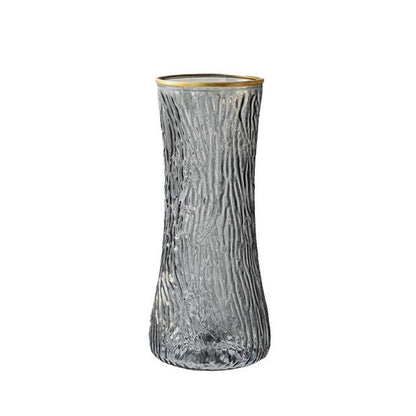 Textured Glass Water Pitcher