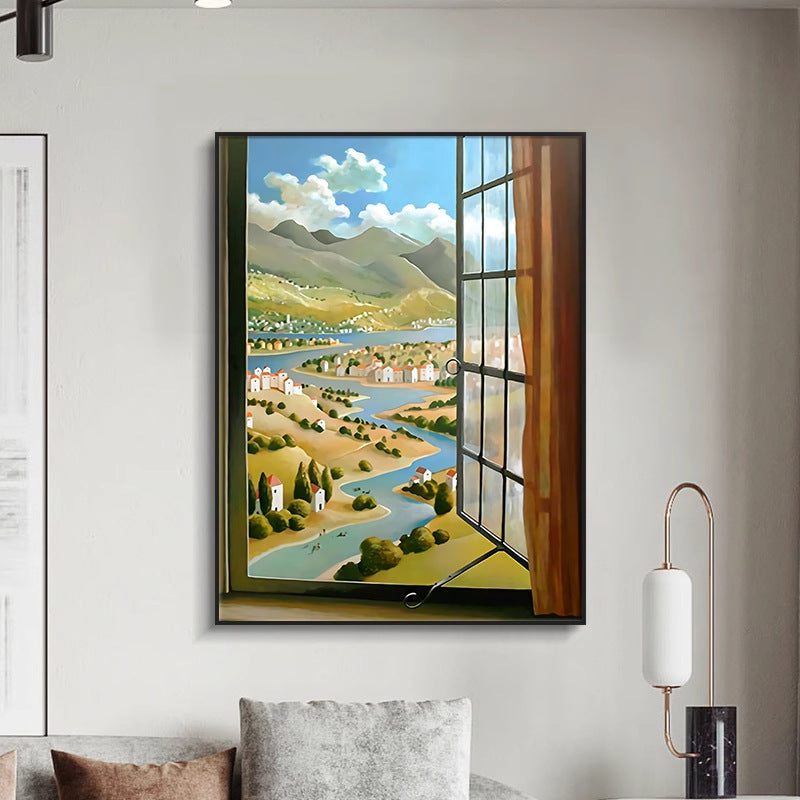 Scenic Landscape Canvas Art Print Homeandso