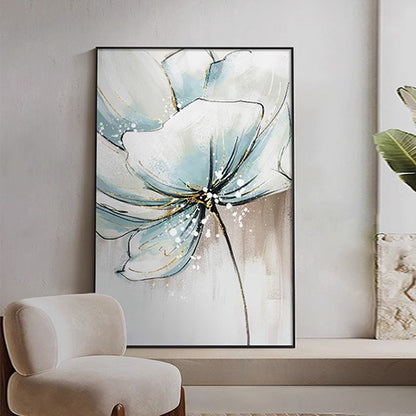 Elegant Floral Wall Art Print Homeandso