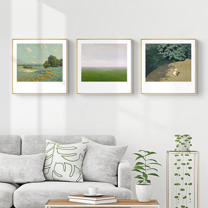 Framed Impressionist Landscape Artwork Homeandso