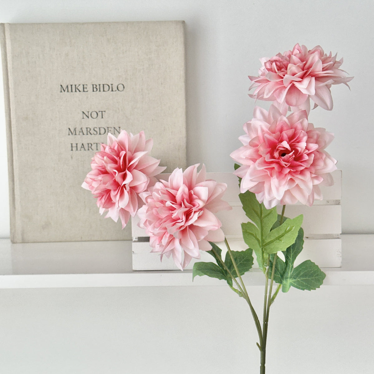 Elegant Dahlia Artificial Floral Stem