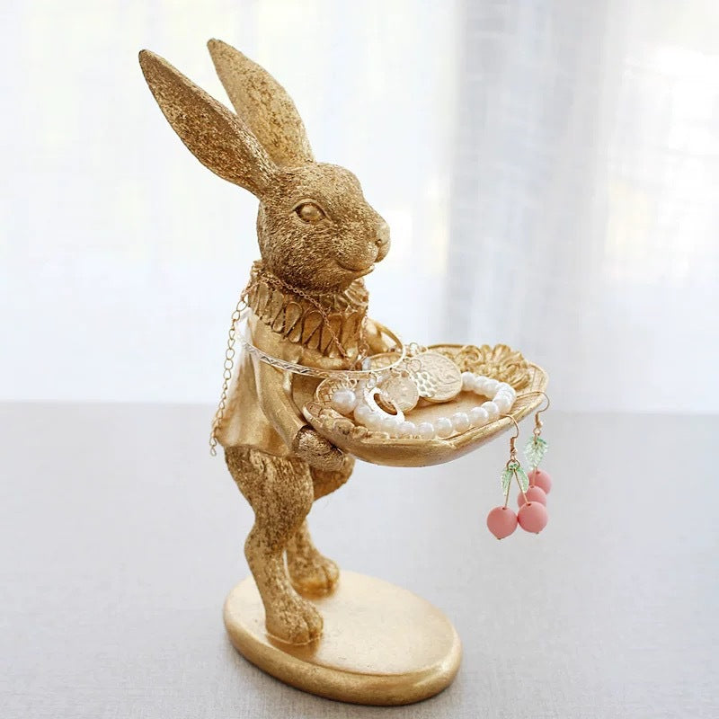 Decorative Rabbit-Inspired Phone Holder Homeandso