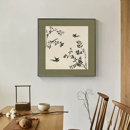 Floral Decorative Framed Wall Art Homeandso