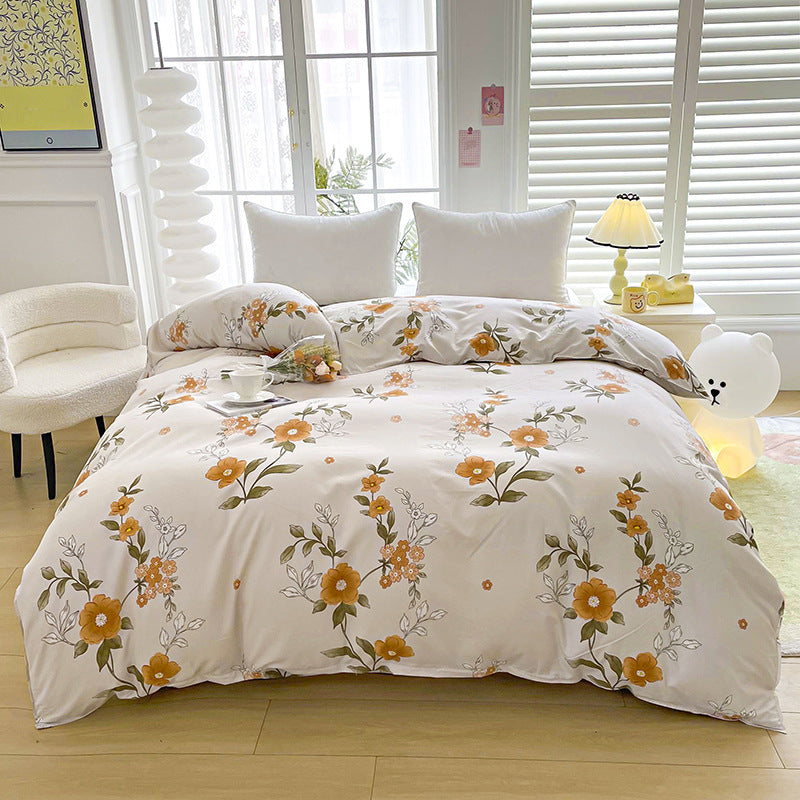 Luxury Floral Print Bedding Set