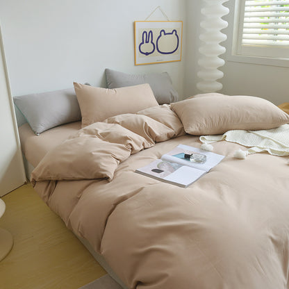 Premium Reversible Hypoallergenic Duvet Cover Set