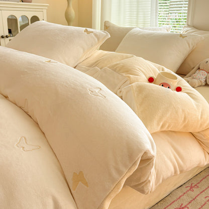 Luxurious Plush Duvet Set Homeandso