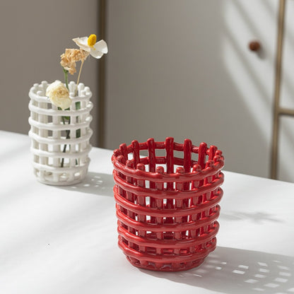Decorative Woven Storage Basket Homeandso